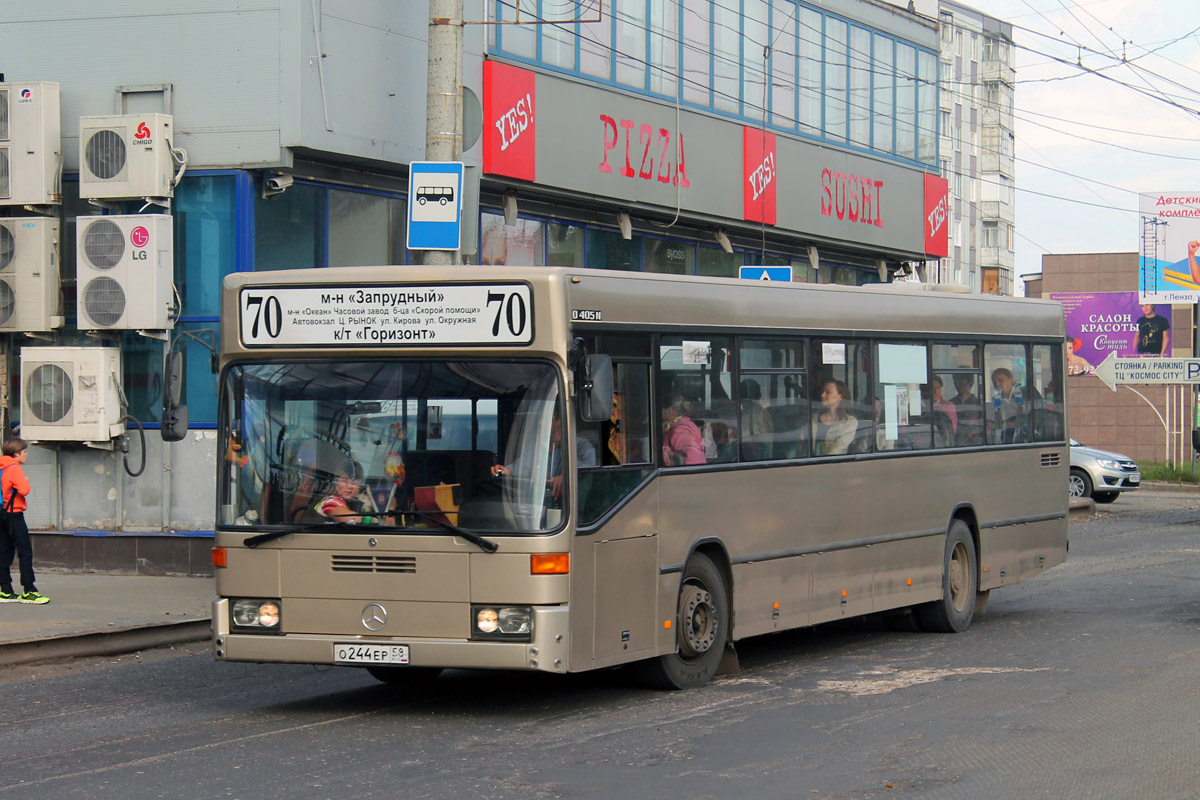 Пензенская область, Mercedes-Benz O405N № О 244 ЕР 58