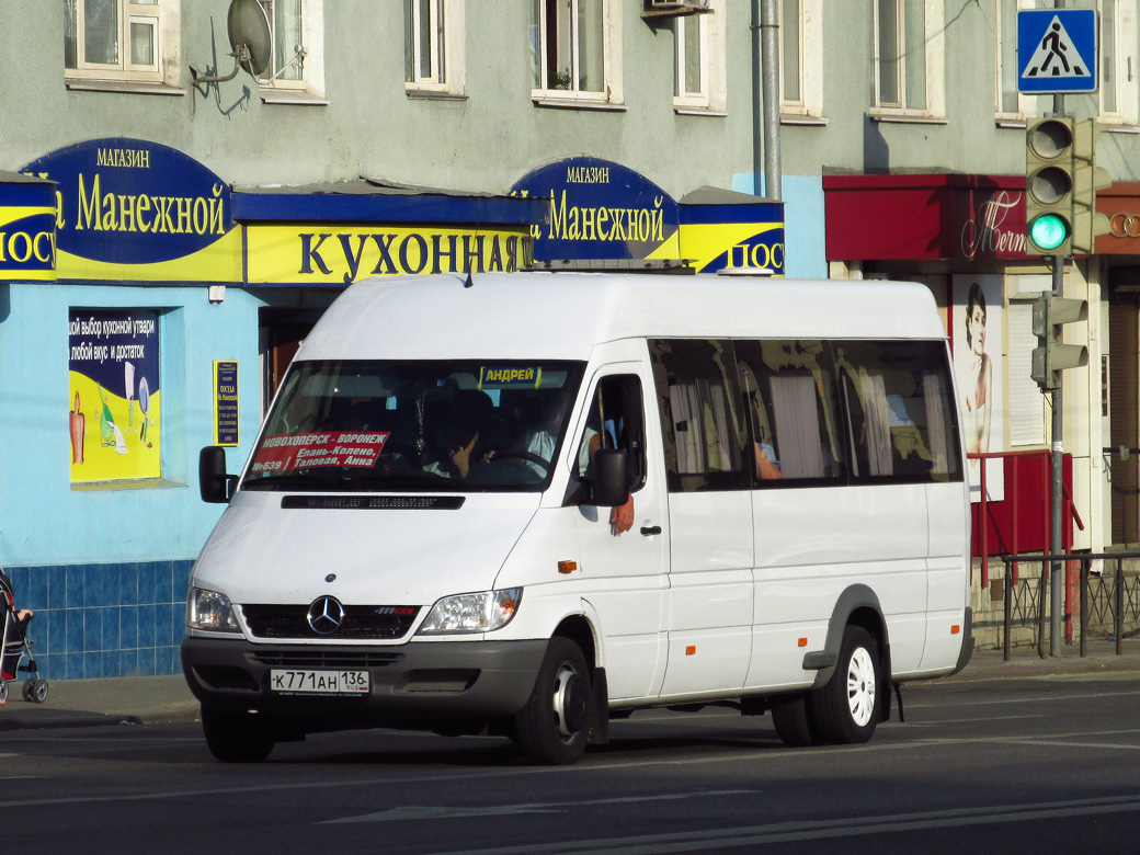 Воронежская область, Луидор-223203 (MB Sprinter Classic) № К 771 АН 136 —  Фото — Автобусный транспорт