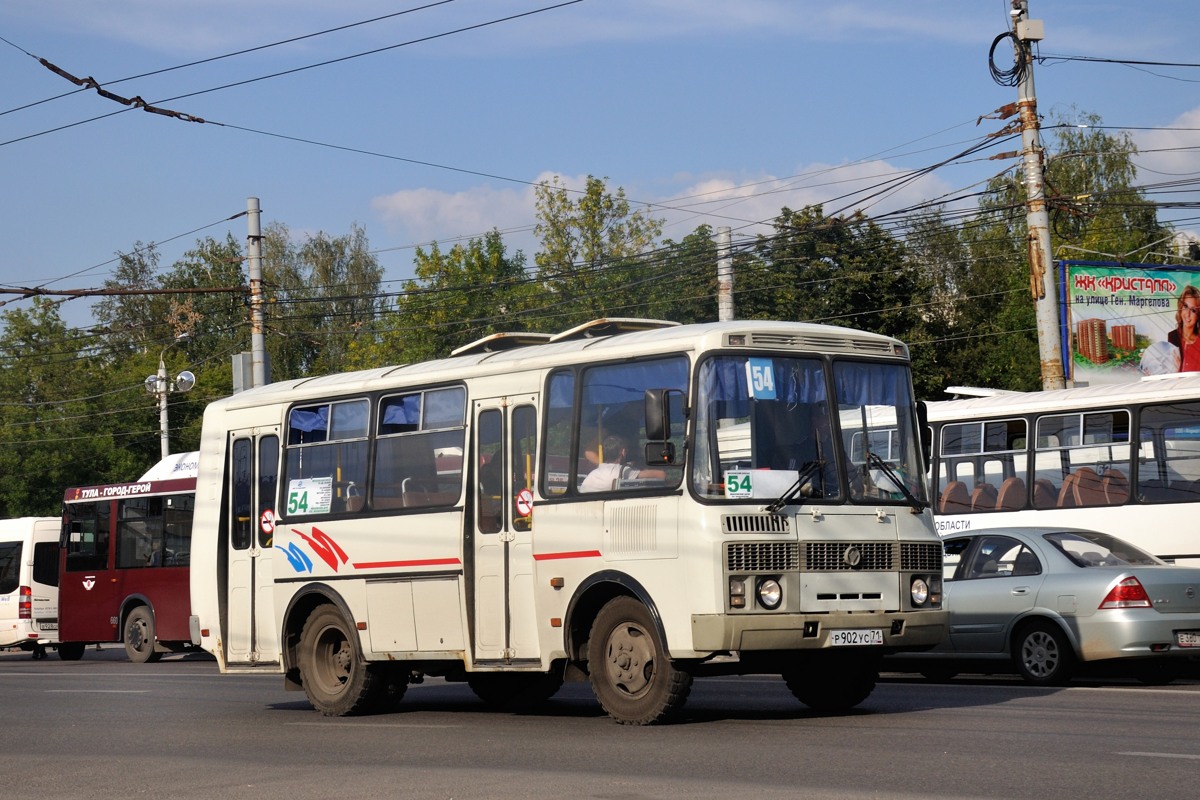 Тульская область, ПАЗ-32054-07 № Р 902 УС 71