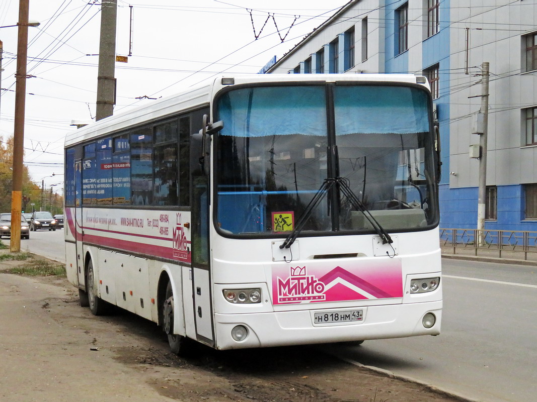 Kirov region, LiAZ-5256.23-01 (GolAZ) č. Н 818 НМ 43