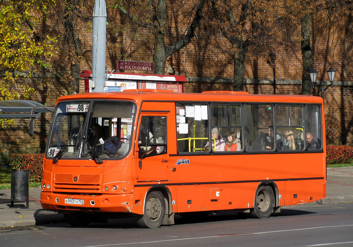 Нижегородская область, ПАЗ-320402-05 № К 993 ТУ 152