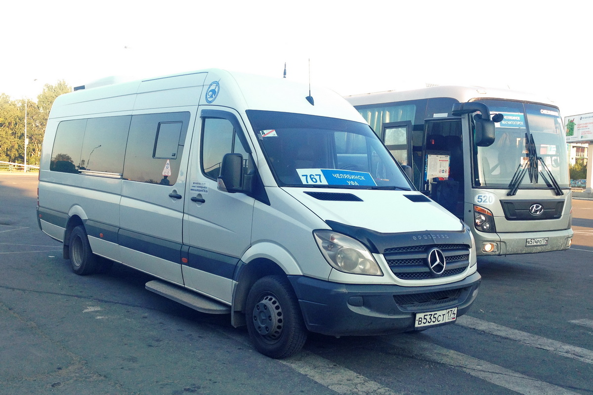 Челябинская область, Луидор-223602 (MB Sprinter) № В 535 СТ 174