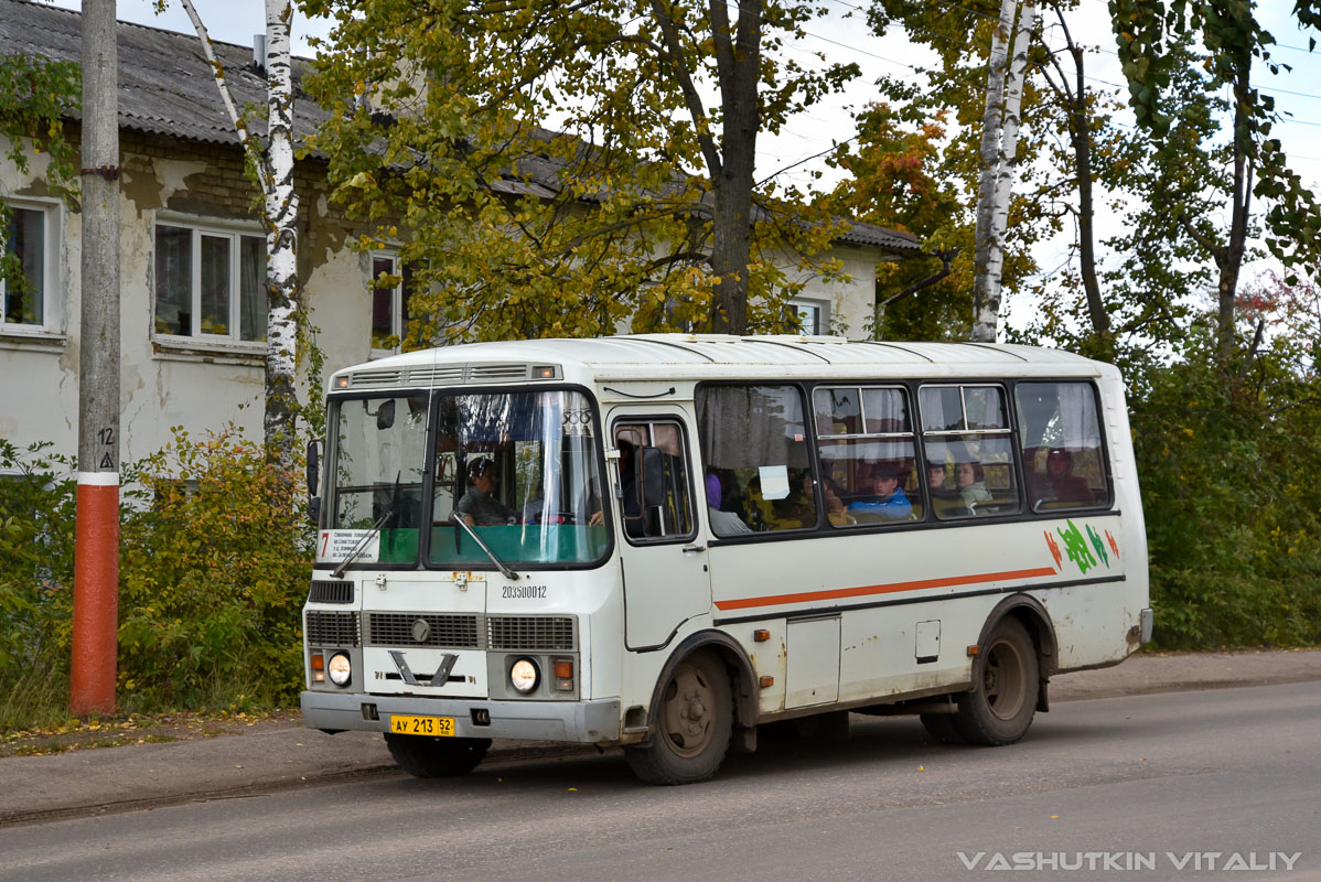 Нижегородская область, ПАЗ-32054 № АУ 213 52