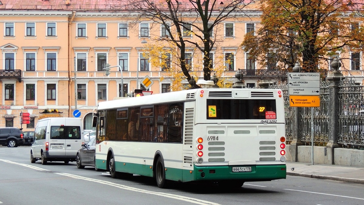 Санкт-Петербург, ЛиАЗ-5292.60 № 6984