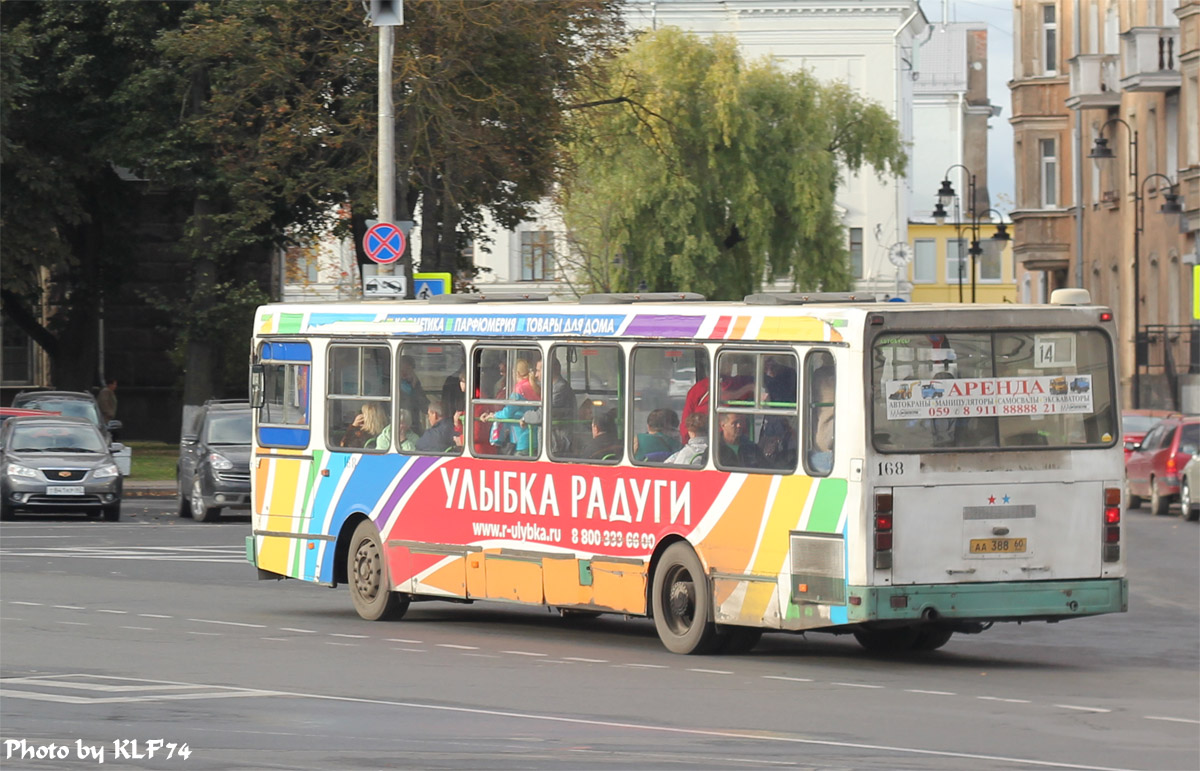 Псковская область, ЛиАЗ-5256.25 № 168