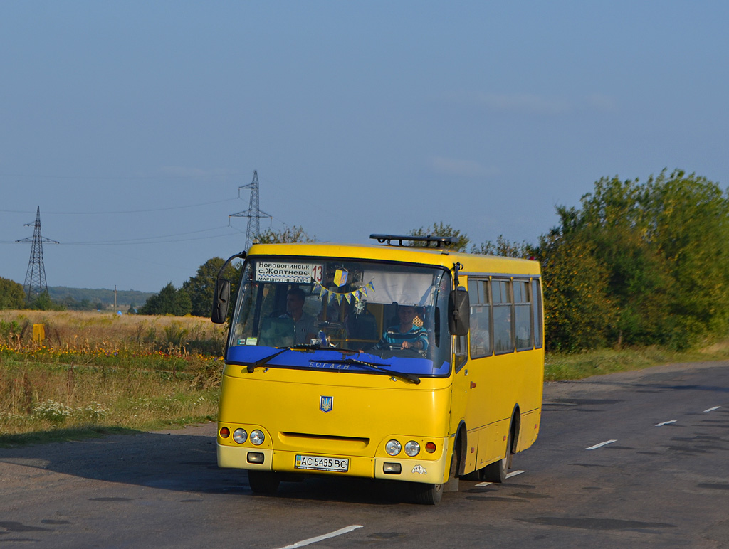 Волынская область, Богдан А09202 (ЛуАЗ) № AC 5455 BC