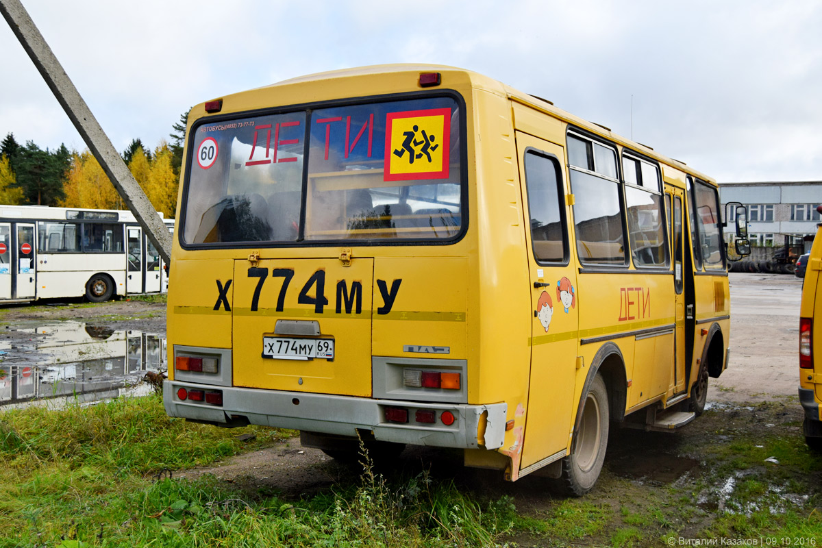 Тверская область, ПАЗ-32053-70 № Х 774 МУ 69