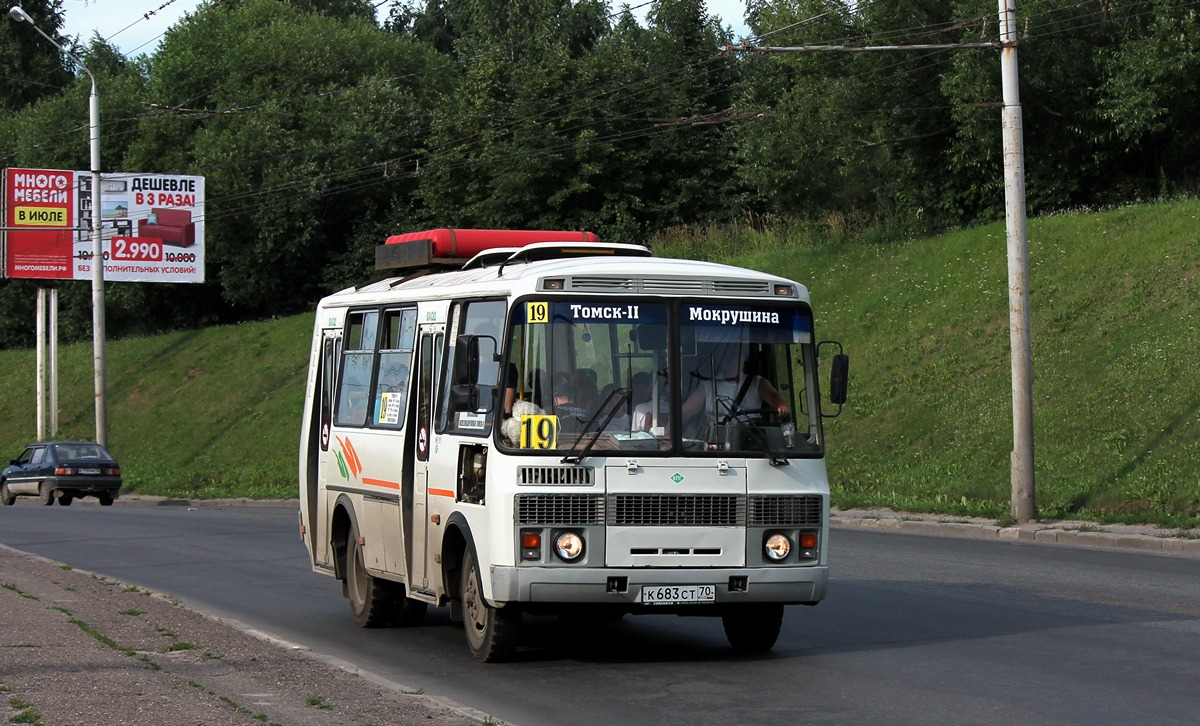 Томская область, ПАЗ-32054 № К 683 СТ 70