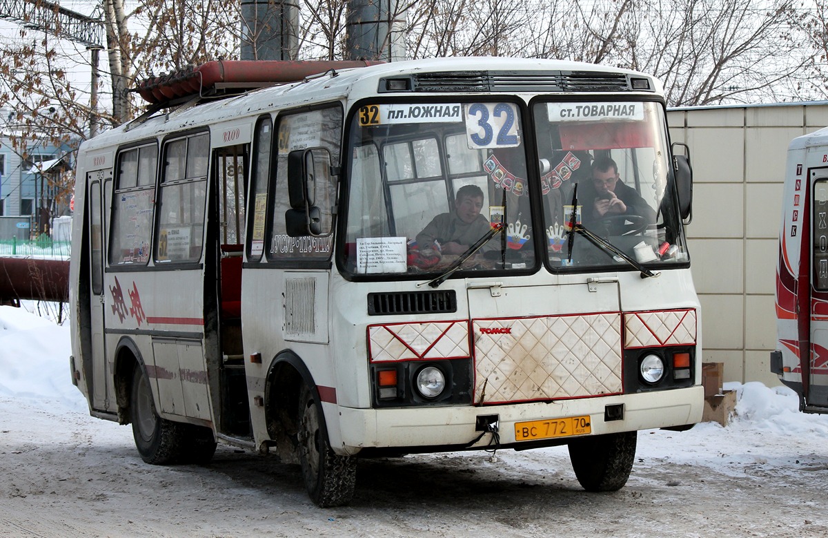 Томская область, ПАЗ-32051-110 № ВС 772 70