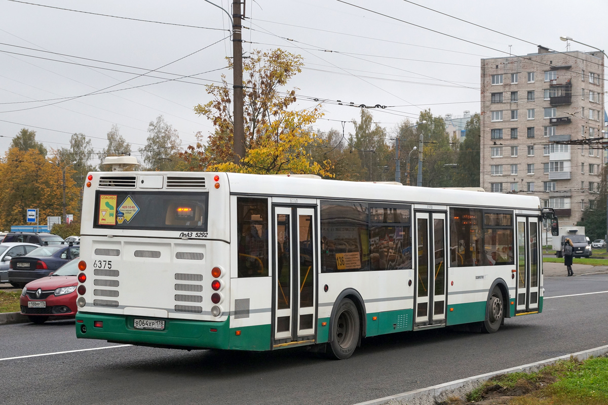 Санкт-Петербург, ЛиАЗ-5292.60 № 6375