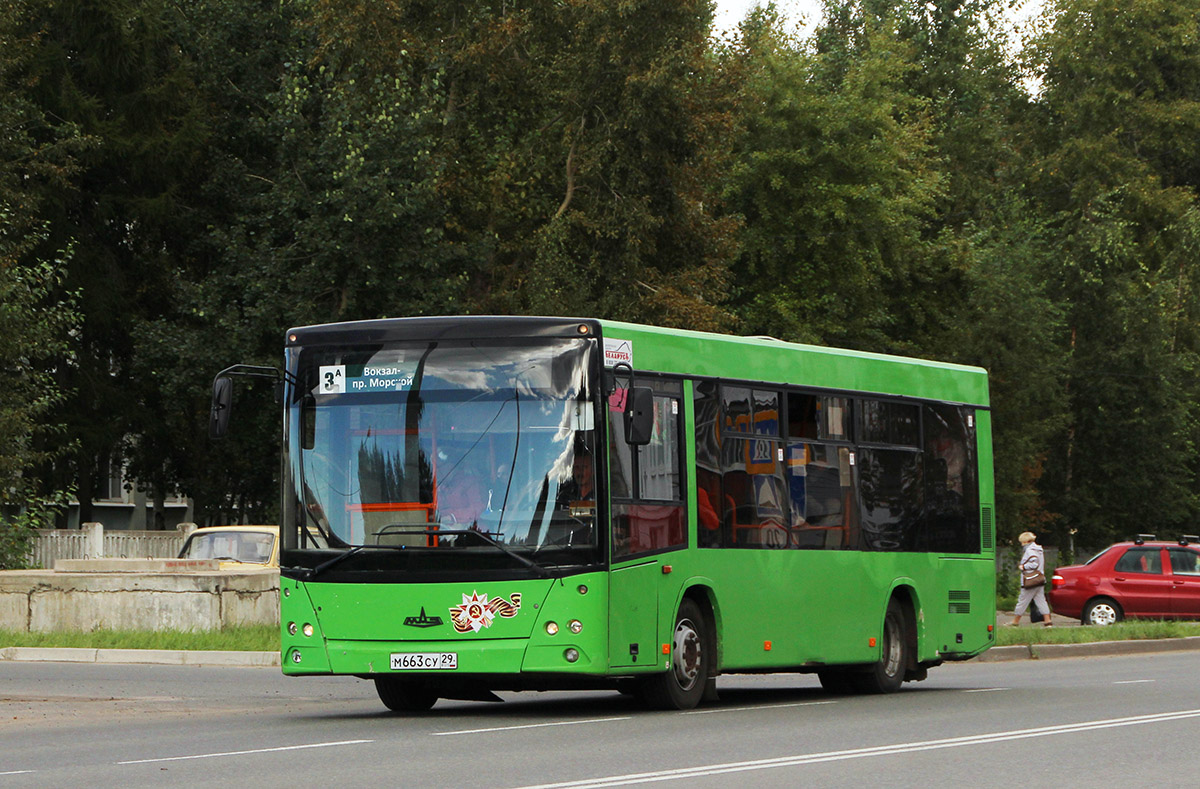 Архангельская область, МАЗ-206.067 № М 663 СУ 29