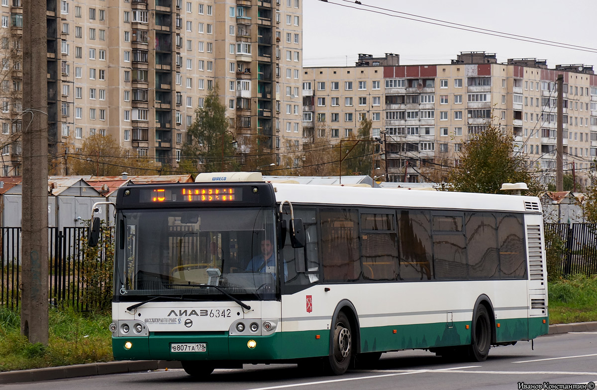 Санкт-Петербург, ЛиАЗ-5292.60 № 6342