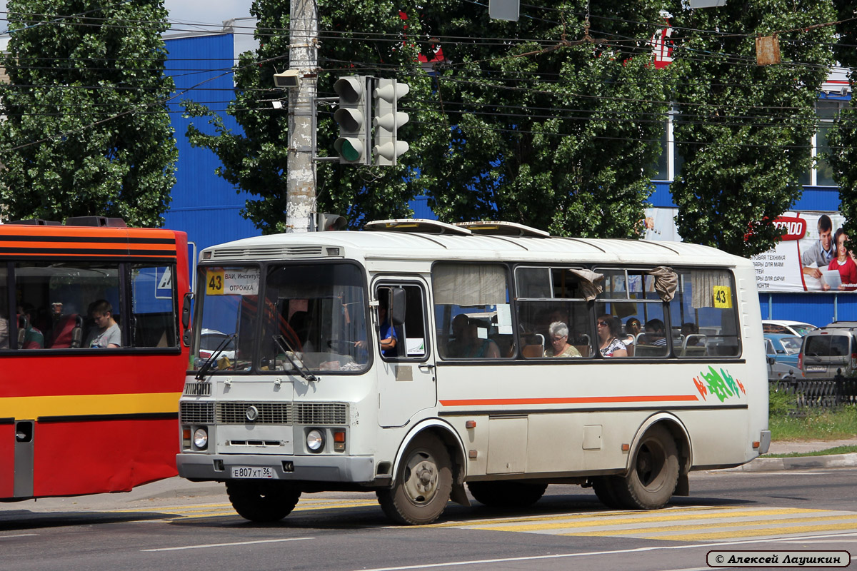 Воронежская область, ПАЗ-32054 № Е 807 ХТ 36