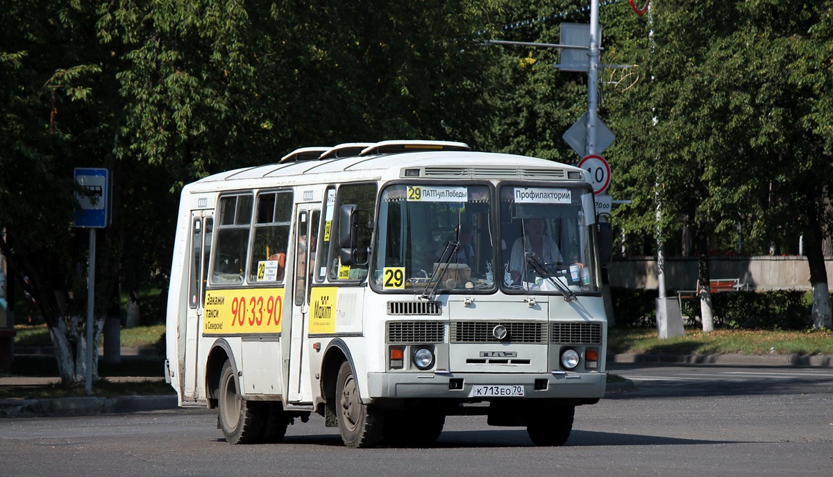 Томская область, ПАЗ-32054 № К 713 ЕО 70