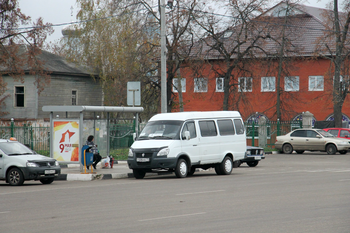 Тульская область, ГАЗ-322132 (XTH, X96) № Р 686 КЕ 71; Тульская область — Автобусные вокзалы, станции, конечные остановки и АТП