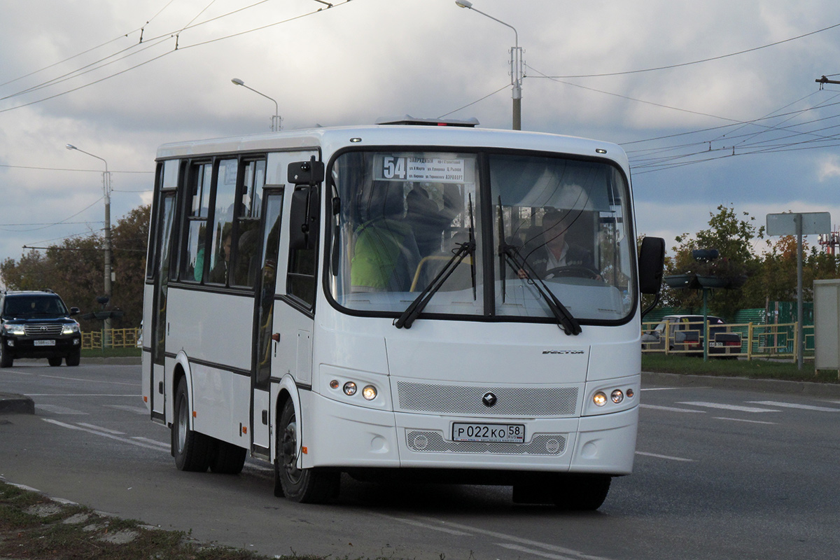 Пензенская область, ПАЗ-320412-04 "Вектор" № Р 022 КО 58