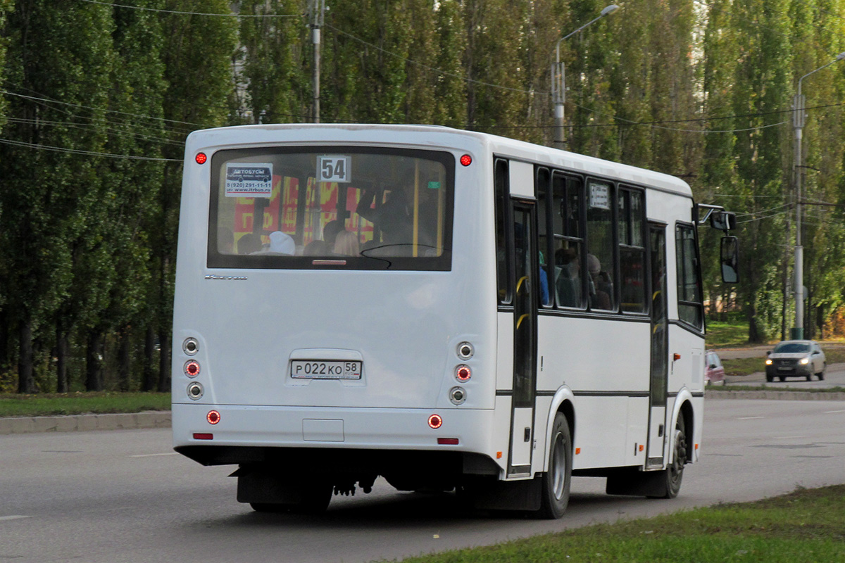 Пензенская область, ПАЗ-320412-04 "Вектор" № Р 022 КО 58