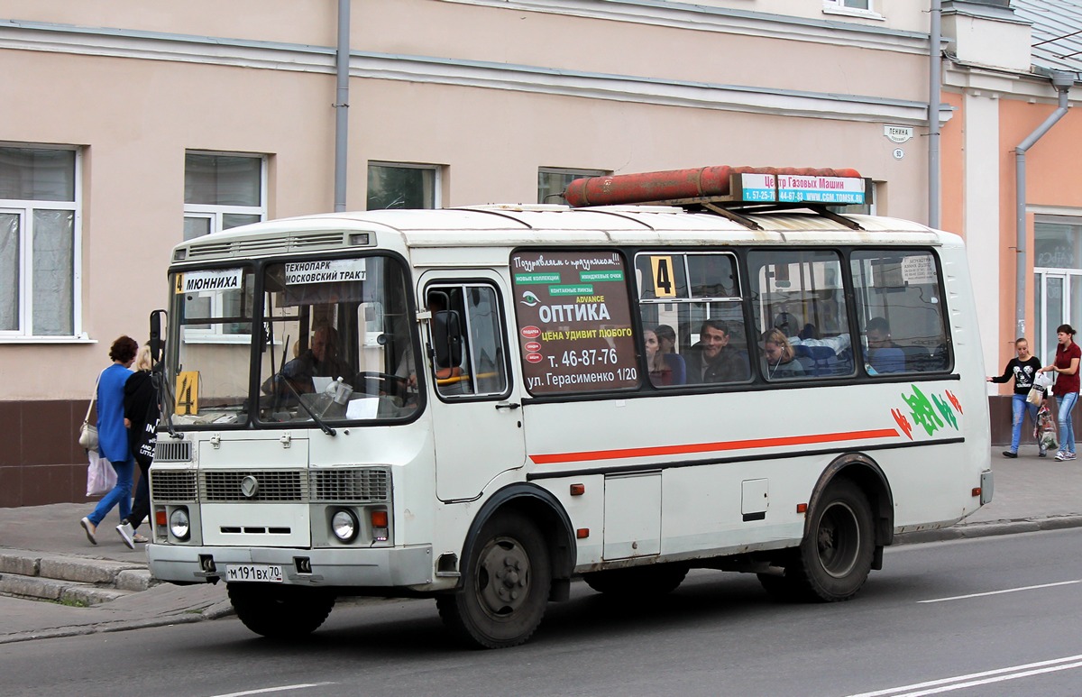 Томская область, ПАЗ-32054 № М 191 ВХ 70