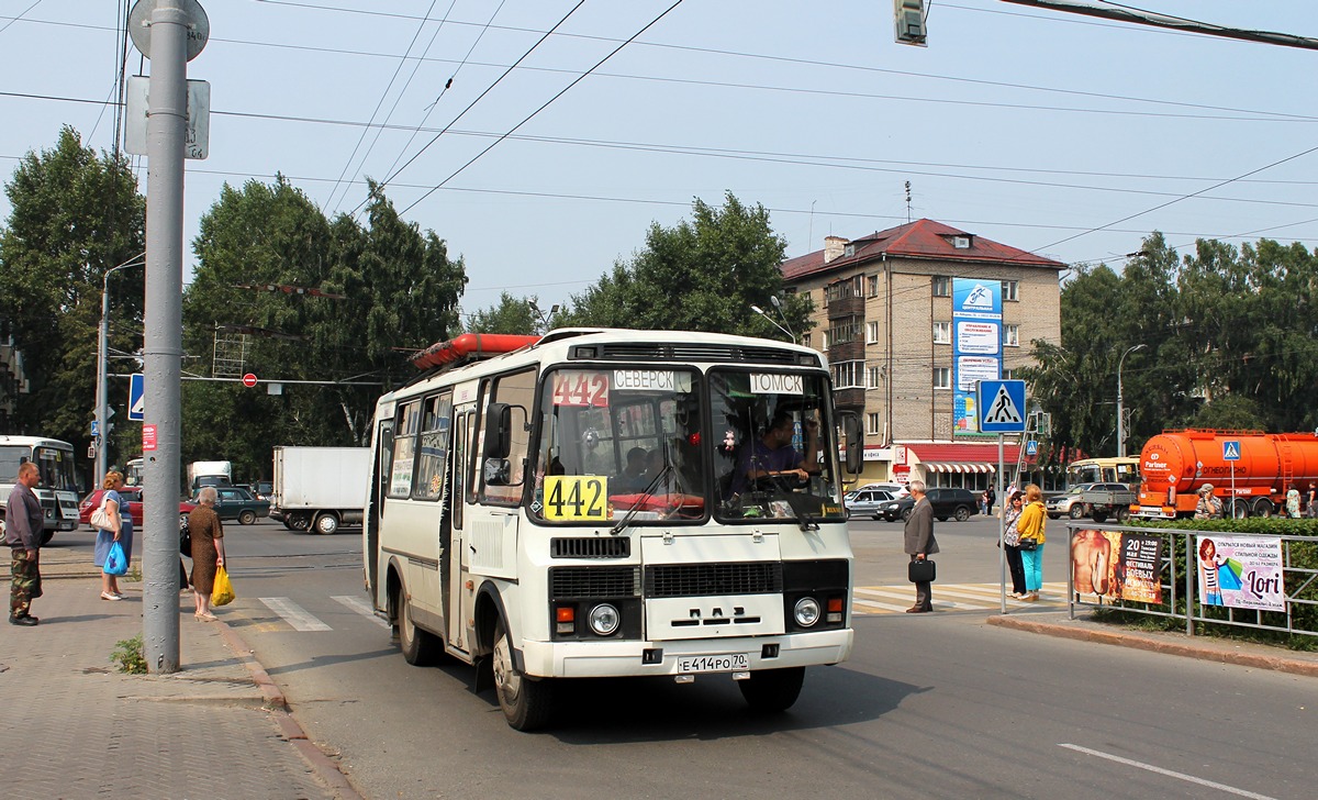 Томская область, ПАЗ-32051-110 № Е 414 РО 70