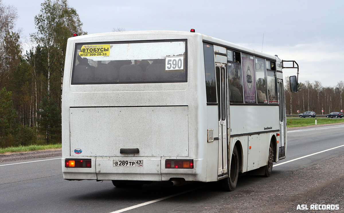 Ленинградская область, КАвЗ-4235-31 (2-2) № В 289 ТР 47