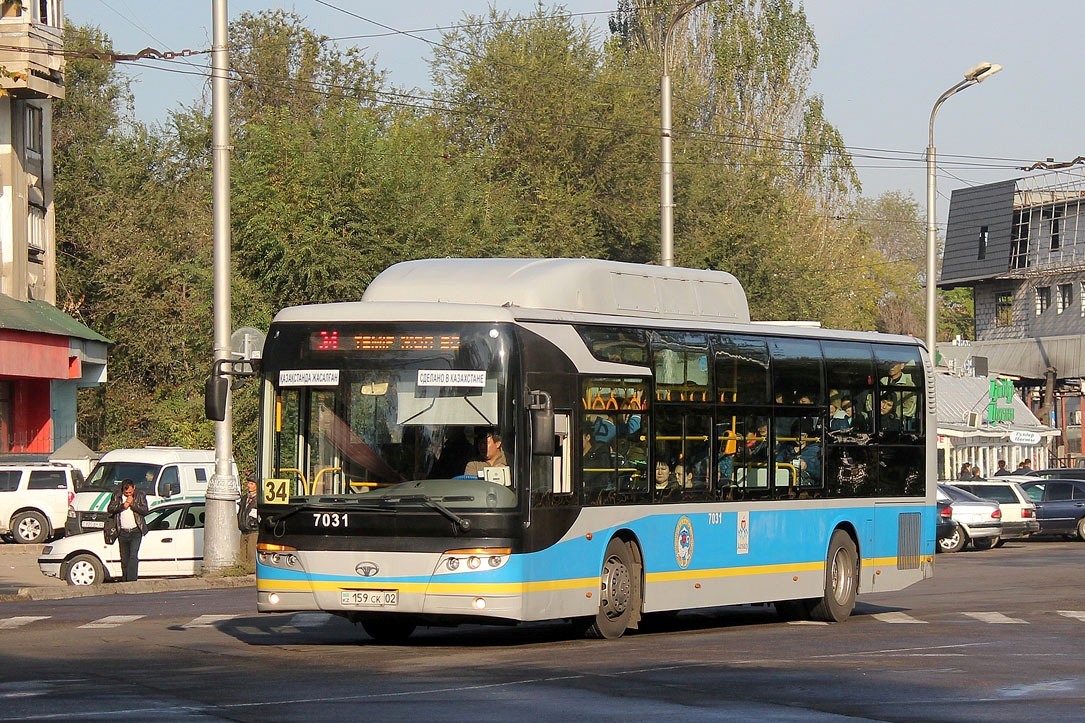 Алматы, Guilin Daewoo GDW6126CNG (СемАЗ) № 7031