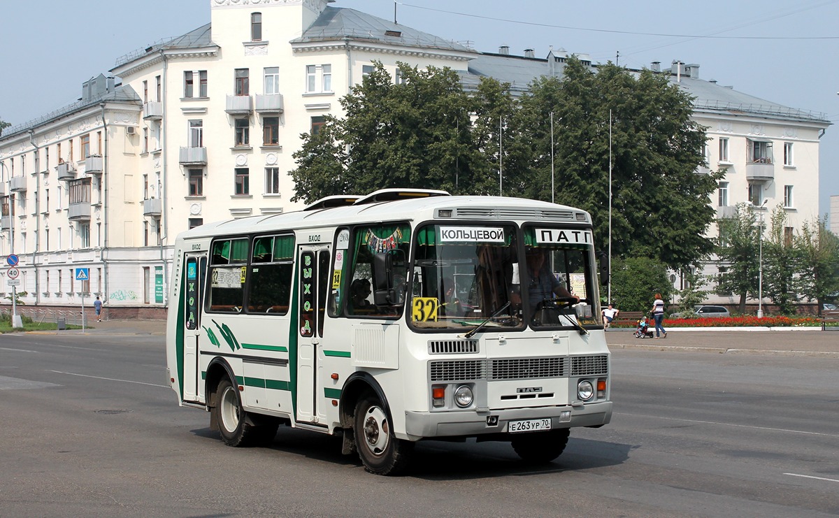 Томская область, ПАЗ-32054 № Е 263 УР 70