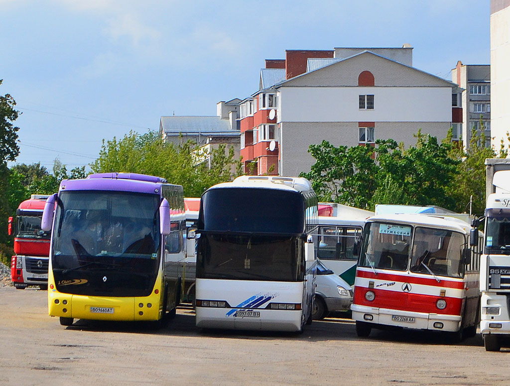 Тернопольская область, Ugarte Nobus 35 № BO 9660 AT; Тернопольская область, Neoplan N116H Cityliner № 097-07 ВІ; Тернопольская область, ЛАЗ-699Р № BO 2268 AA; Тернопольская область — Разные фотографии