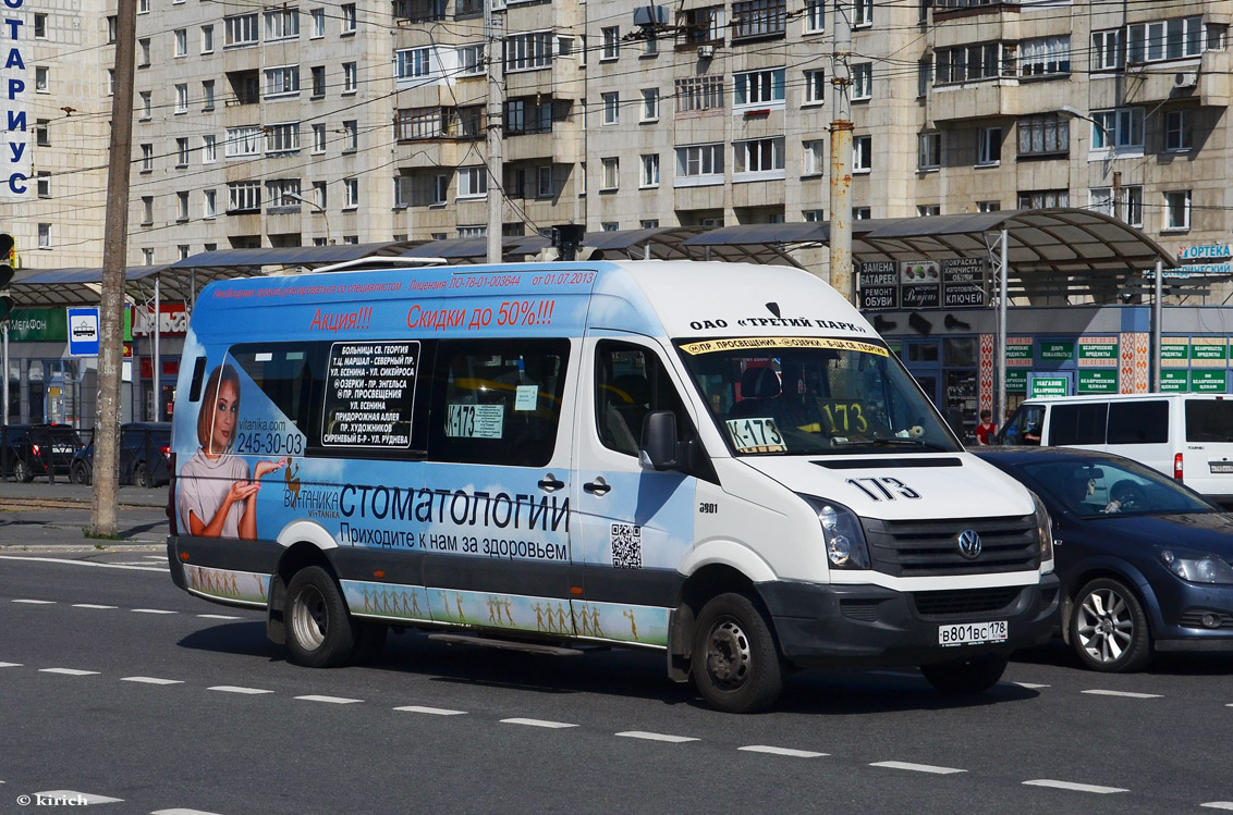 Санкт-Петербург, БТД-2219 (Volkswagen Crafter) № В 801 ВС 178