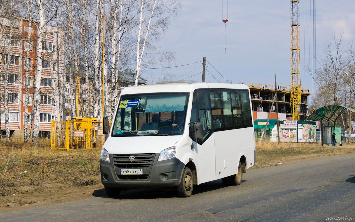 Удмуртия, ГАЗ-A64R42 Next № Х 457 ХХ 18