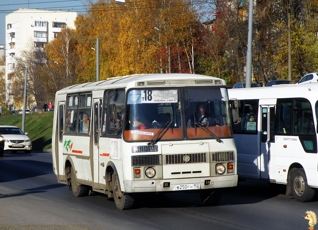 Нижегородская область, ПАЗ-32054 № В 250 РН 152