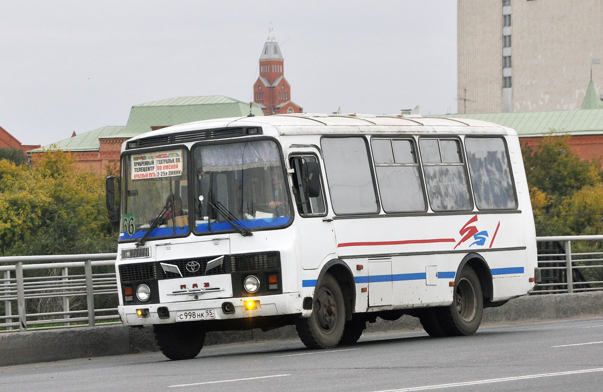 Омская область, ПАЗ-32051-110 № С 998 НК 55