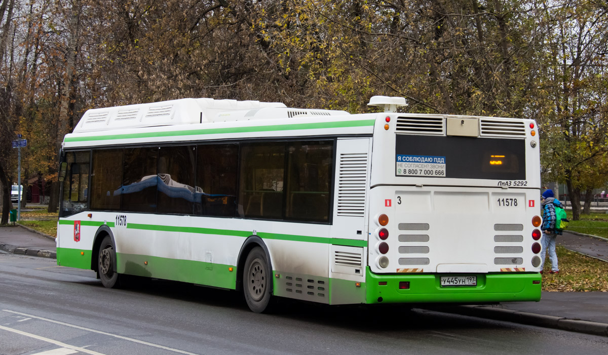 Москва, ЛиАЗ-5292.71 № 11578