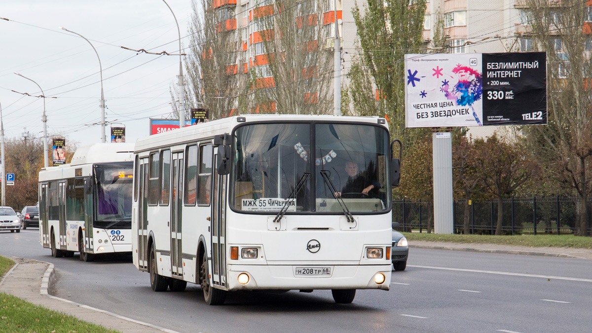 Тамбовская область, ЛиАЗ-5256.36 № Н 208 ТР 68