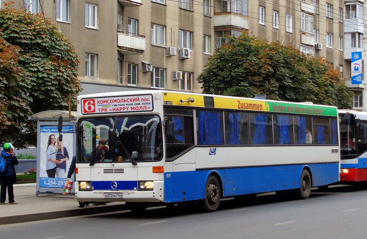 Саратовская область, Mercedes-Benz O405 № А 072 МО 164 — Фото — Автобусный  транспорт