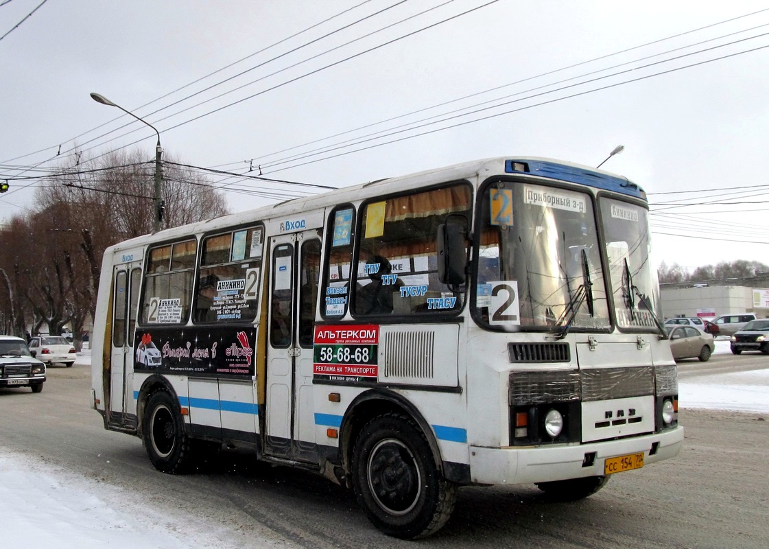 Томская область, ПАЗ-32054 № СС 154 70