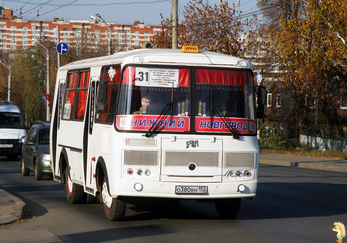 Nizhegorodskaya region, PAZ-32054 č. О 380 ВН 152
