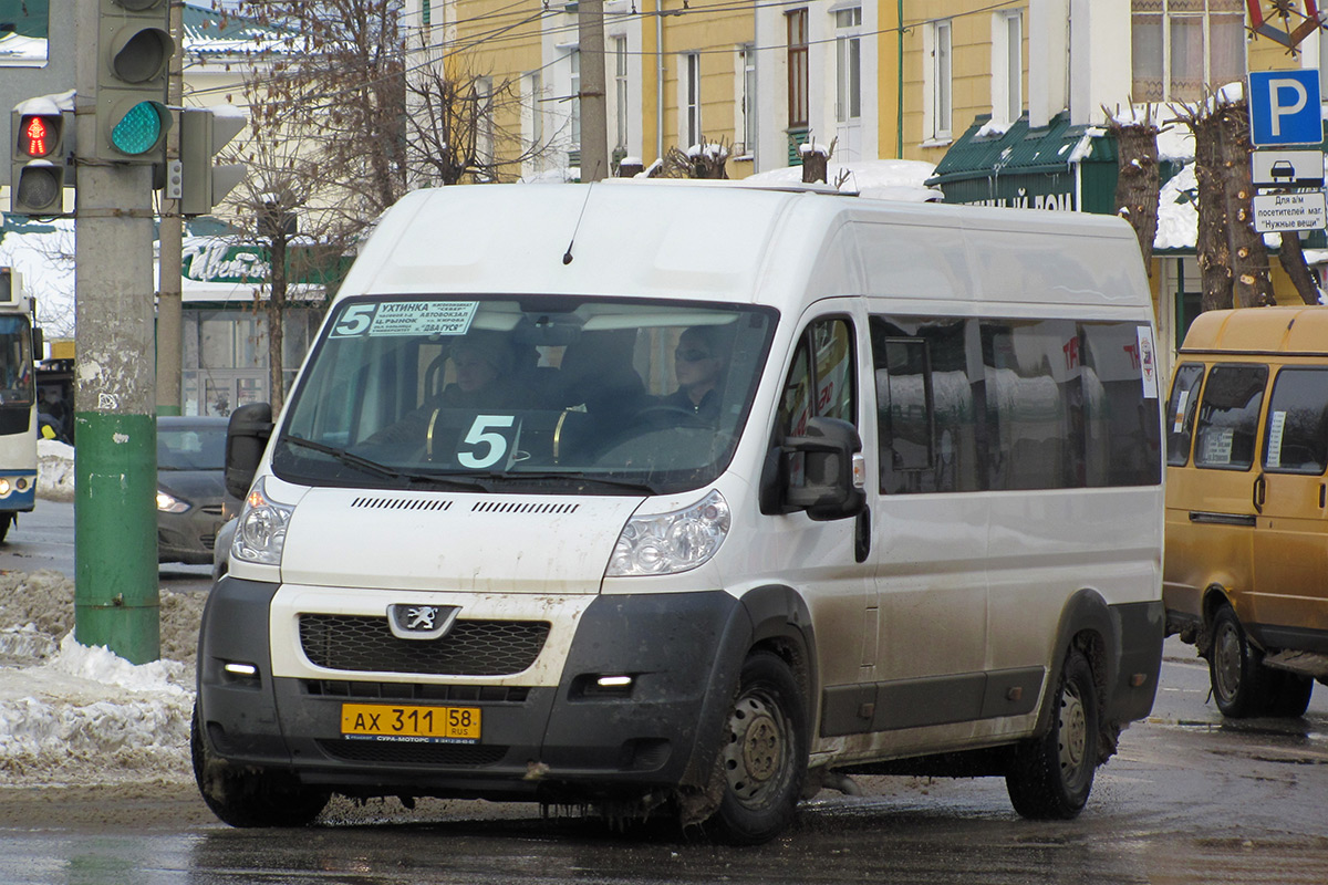 Пензенская область, Нижегородец-2227SK (Peugeot Boxer) № АХ 311 58