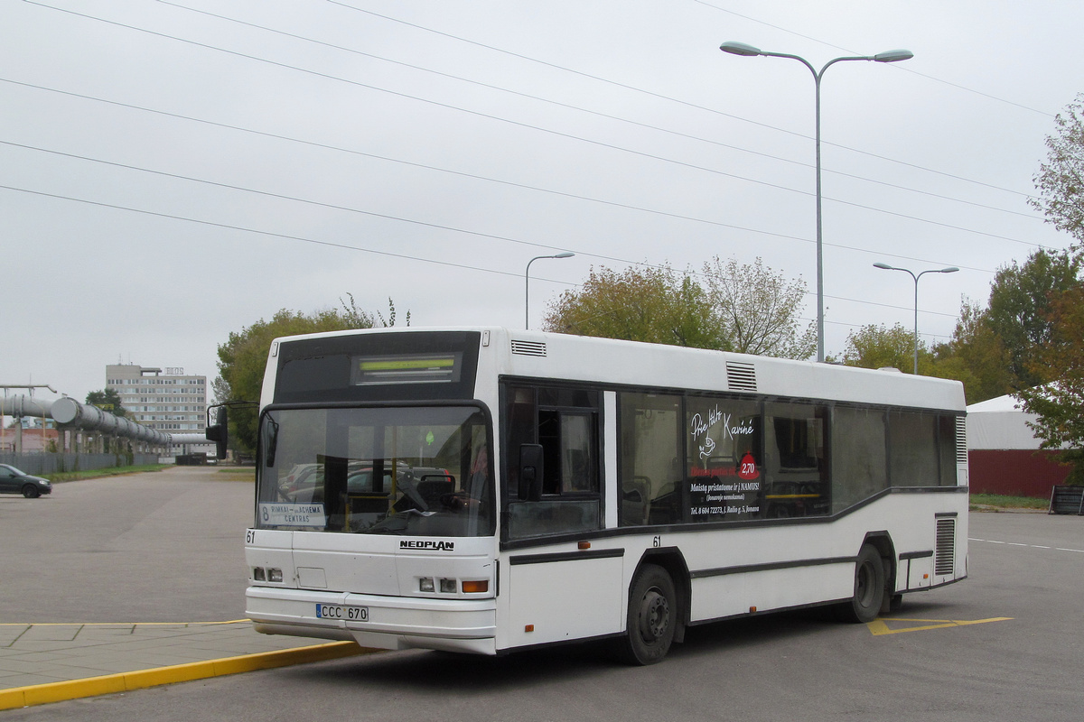 Литва, Neoplan N4011NF № 61