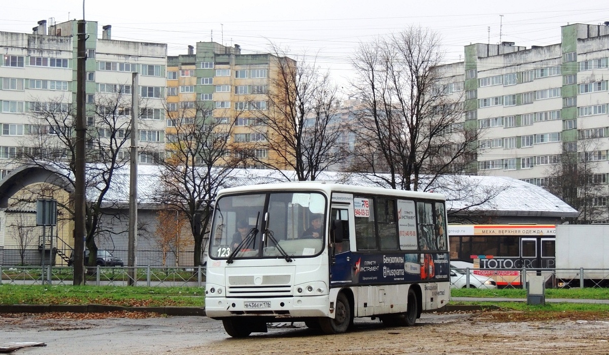 Санкт-Петербург, ПАЗ-320402-03 № В 436 ЕР 178