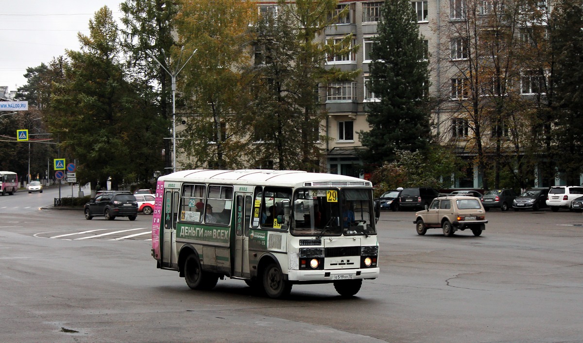 Томская область, ПАЗ-32054 № Е 519 ХУ 70