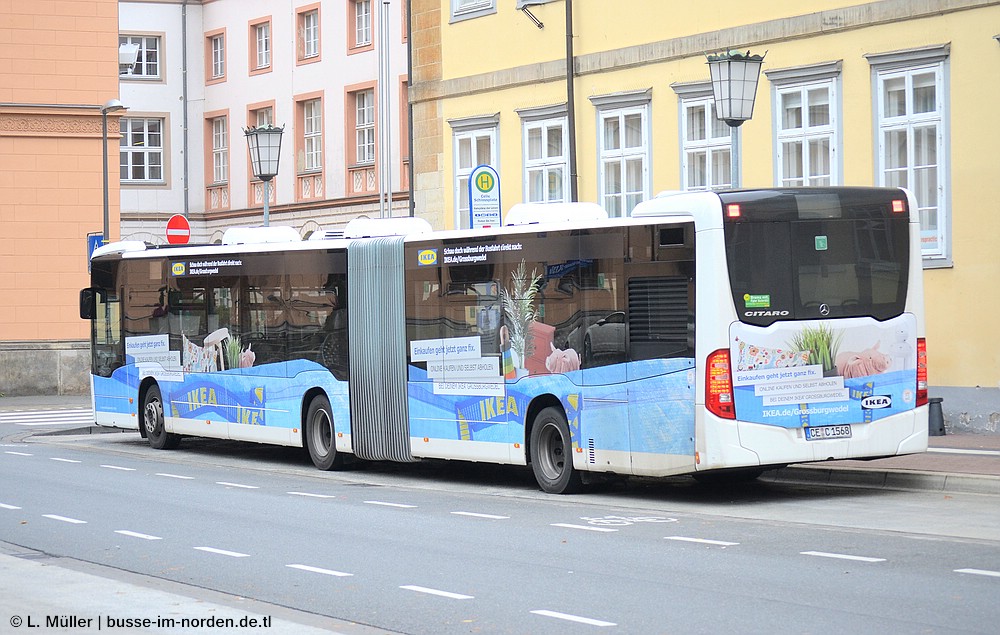 Нижняя Саксония, Mercedes-Benz Citaro C2 GÜ № 1568