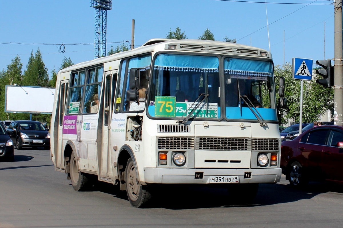 Архангельская область, ПАЗ-32054 № 2291