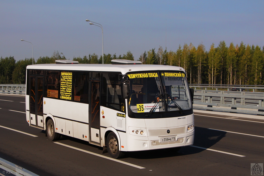 Санкт-Петербург, ПАЗ-320414-05 "Вектор" (1-2) № У 358 МВ 178