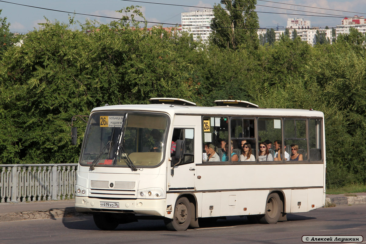 Воронежская область, ПАЗ-320402-03 № У 419 ХО 36