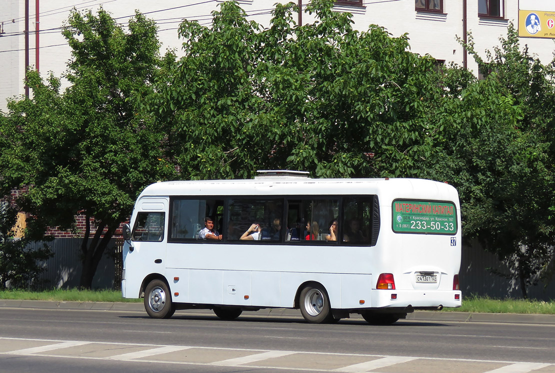 Kraj Krasnodarski, Hyundai County LWB C09 (TagAZ) Nr С 413 ЕТ 123