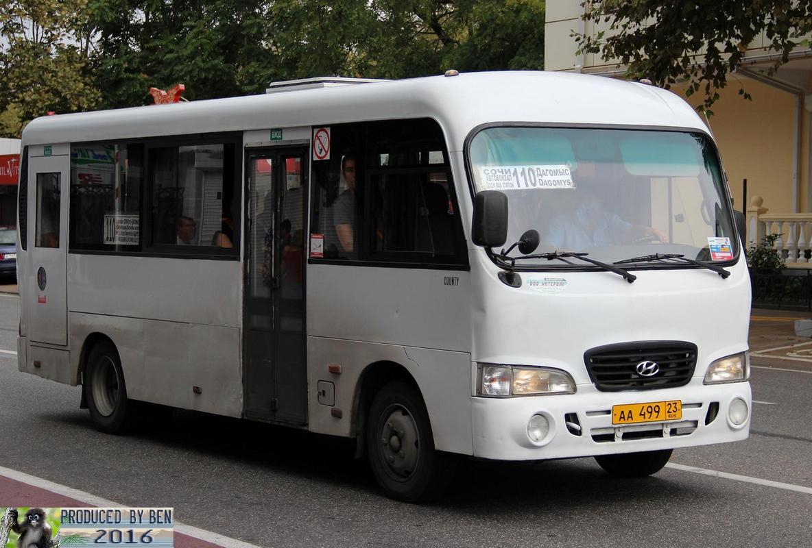 Краснодарский край, Hyundai County LWB C09 (РоАЗ) № АА 499 23