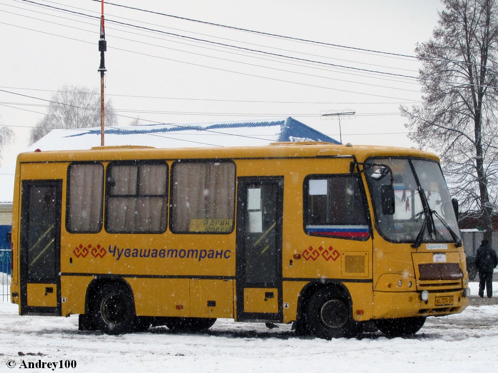 Чувашия, ПАЗ-320302-08 № 1870