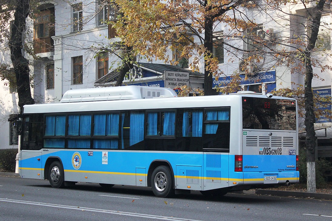 Алматы, Yutong ZK6118HGA № 7132