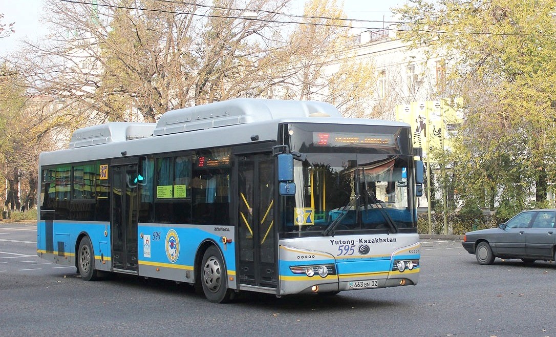 Алматы, Yutong ZK6118HGA № 595