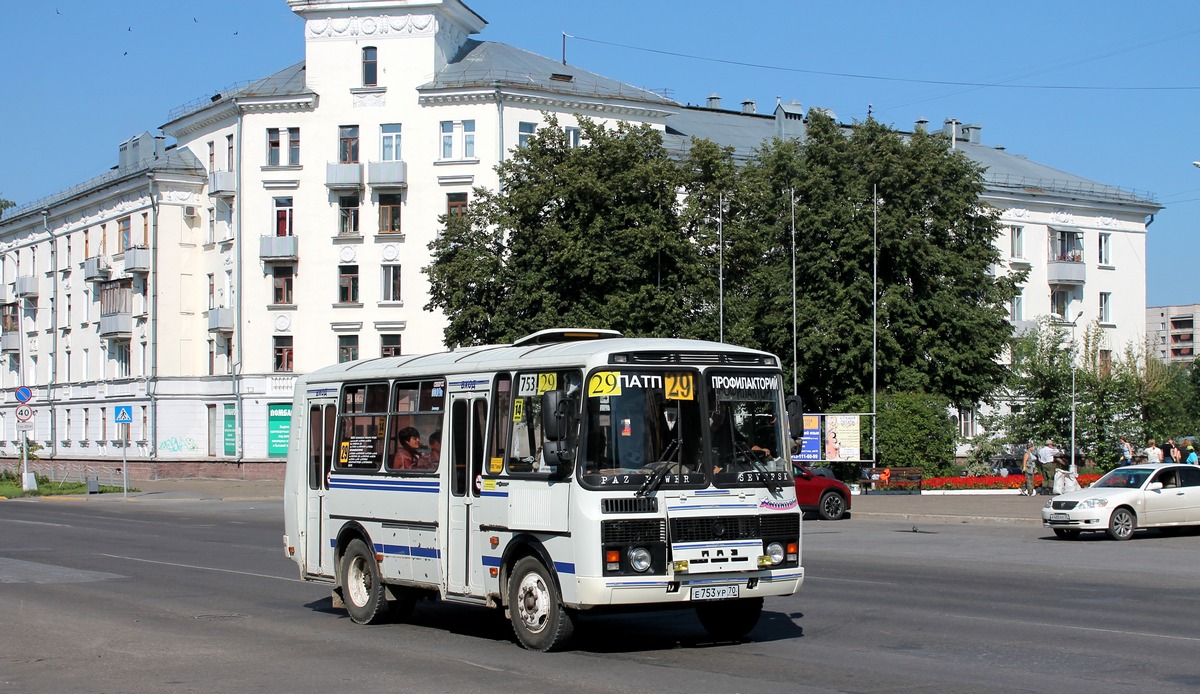 Томская область, ПАЗ-32054 № Е 753 УР 70